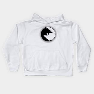 Yin Yang Wolf Kids Hoodie